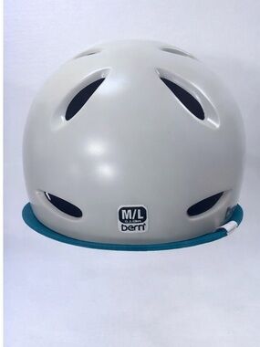 Bern Berkeley Women’s Bike Helmet M/L Satin White Zipmold Flip Visor New